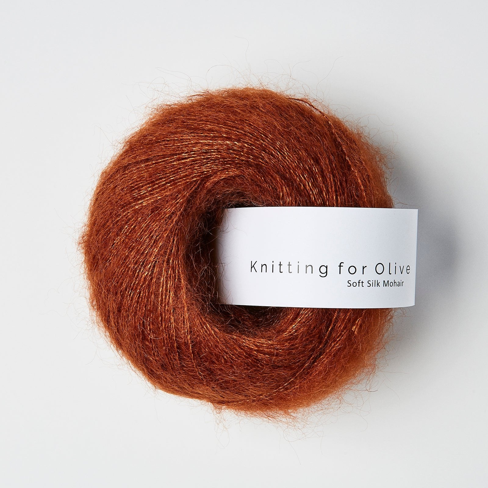 Merino kompatibel med Soft Silk Mohair - Rust