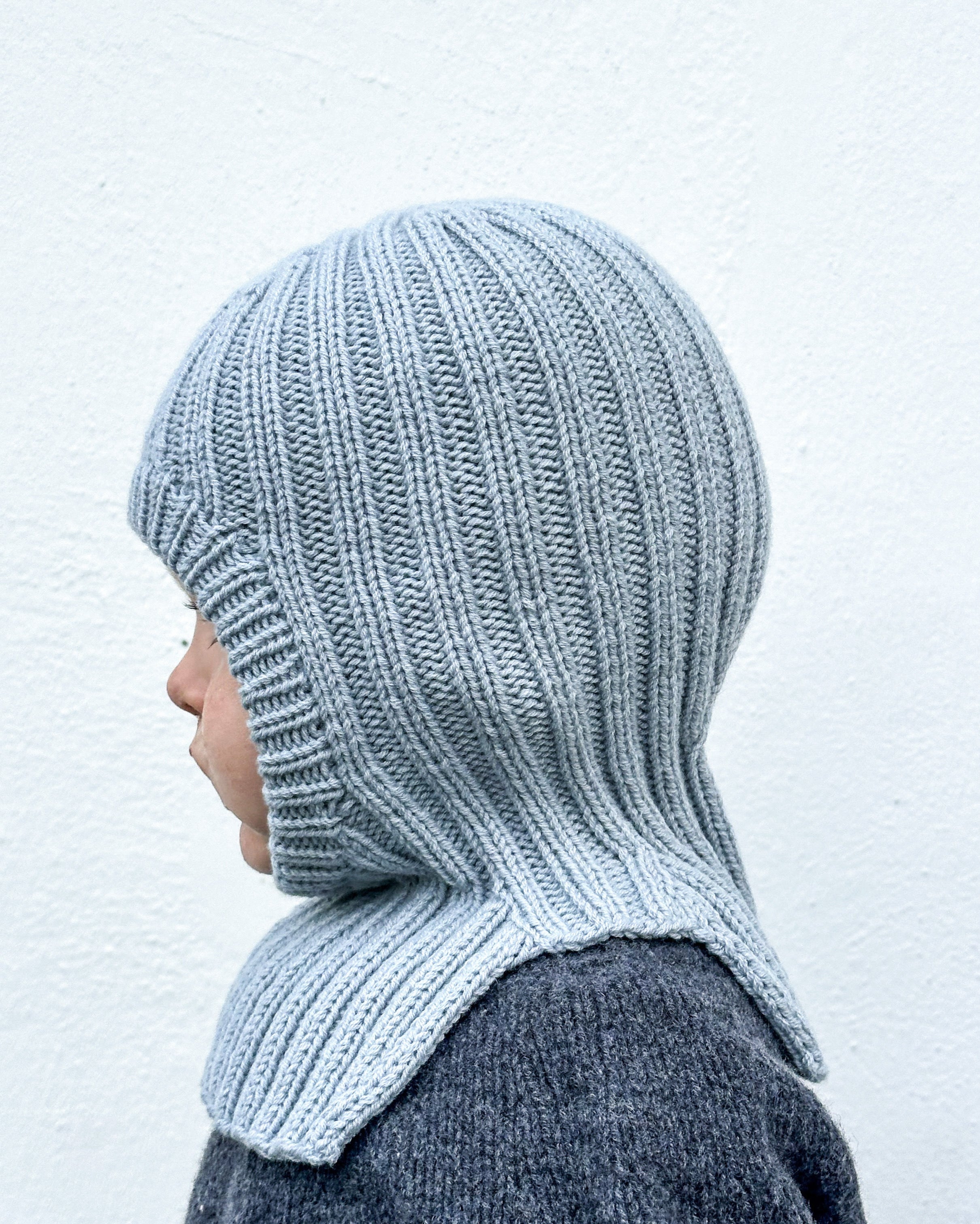 Olive's Ribbed Balaclava