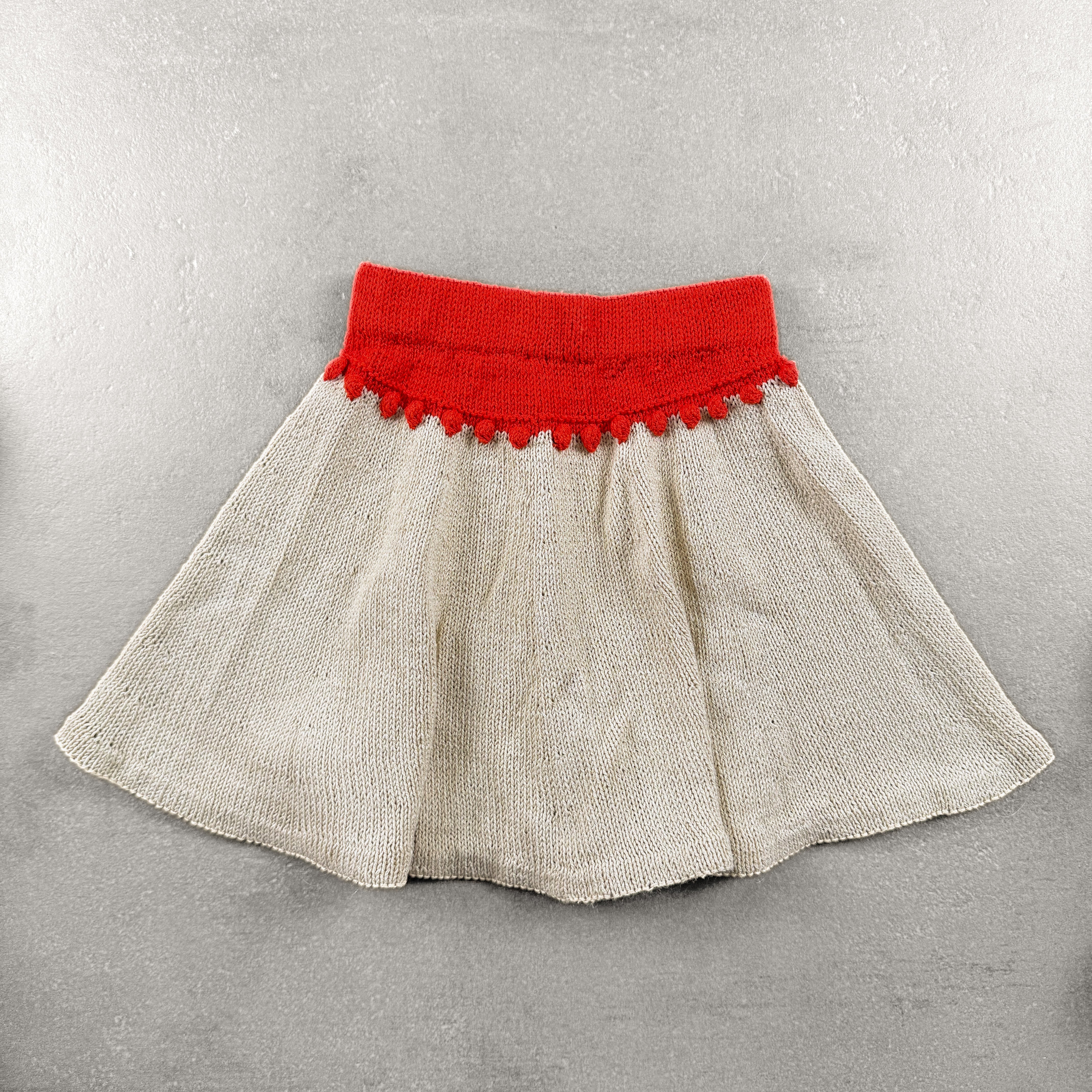 Pearls-on-a-string skirt