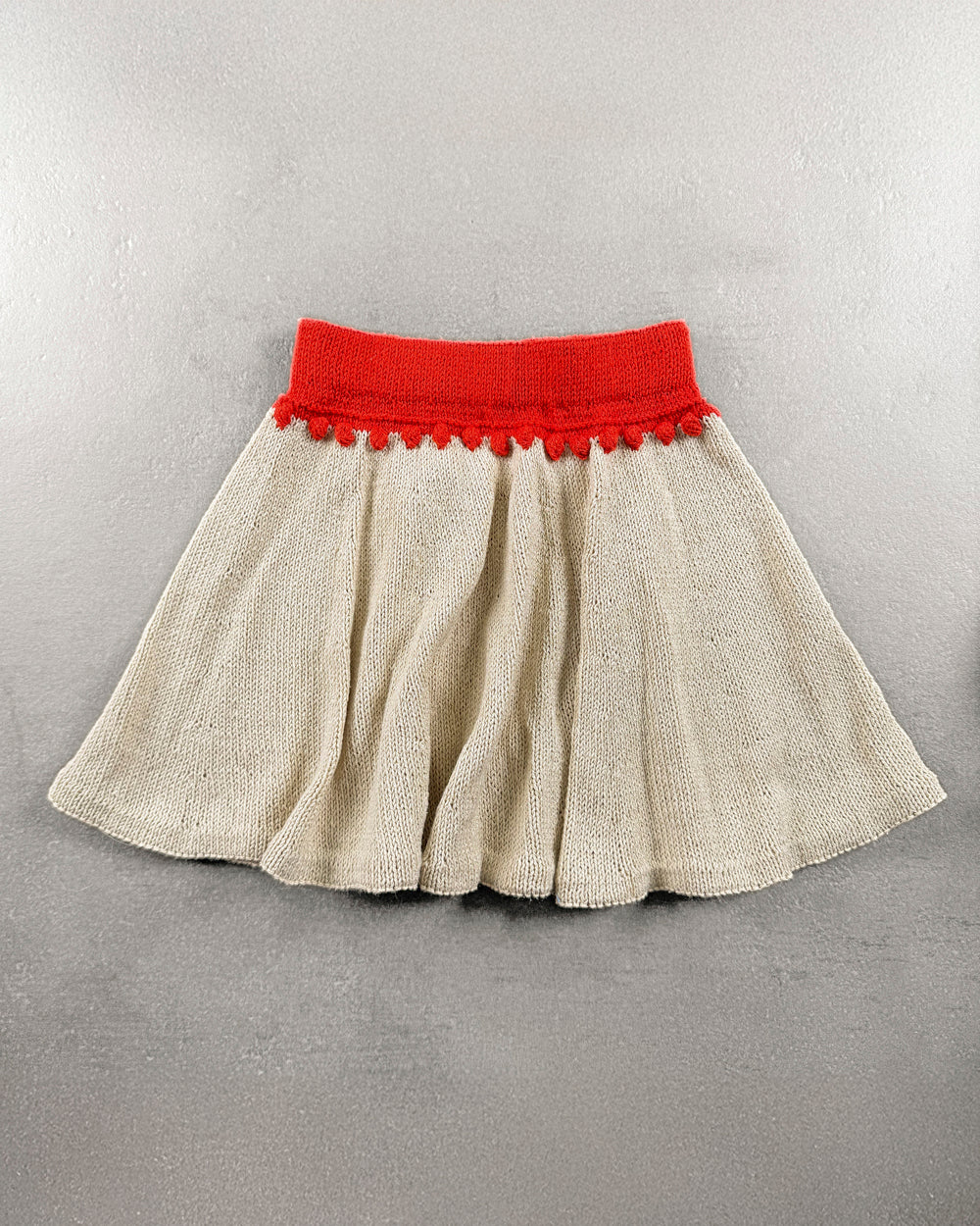 Pearls-on-a-string skirt