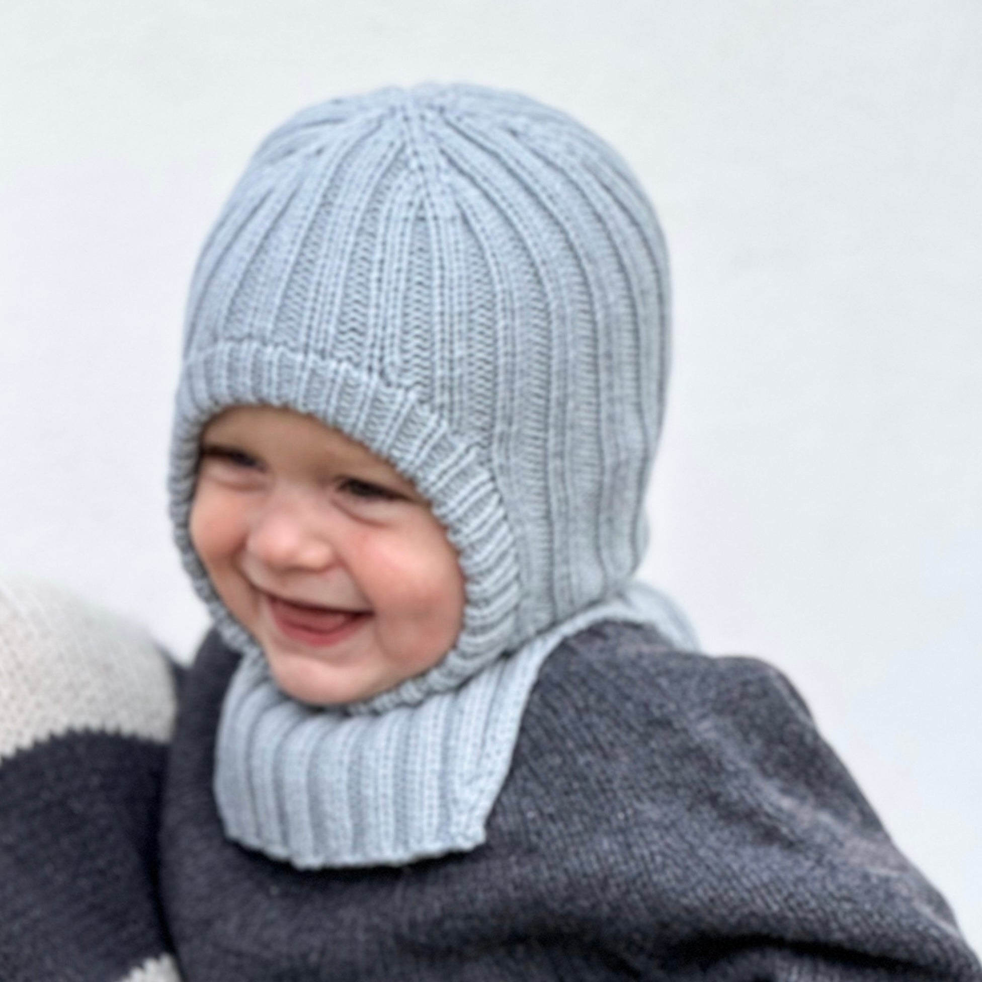 Olive's Ribbed Balaclava