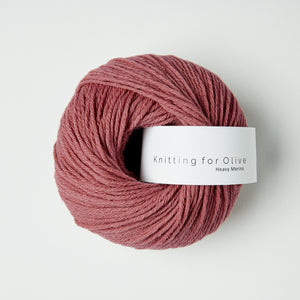 Knitting for Olive HEAVY Merino - « Plum » Rose