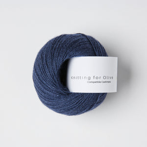Knitting for Olive Compatible Cashmere - Navy Blue