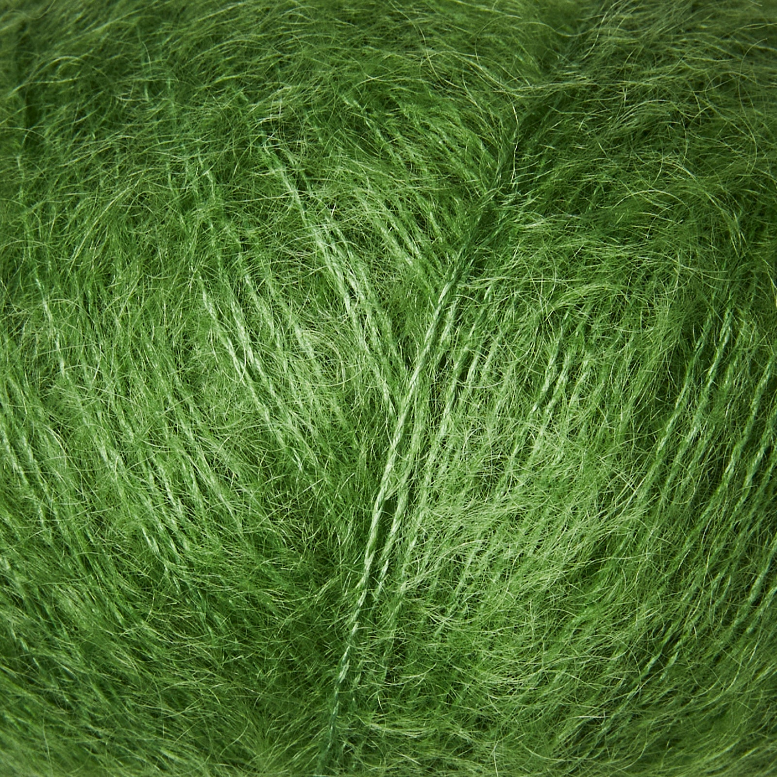 Knitting for Olive Soft Silk Mohair - Clover Green