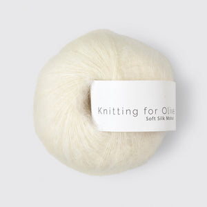 Knitting for Olive Soft Silk Mohair - Värjäämätön