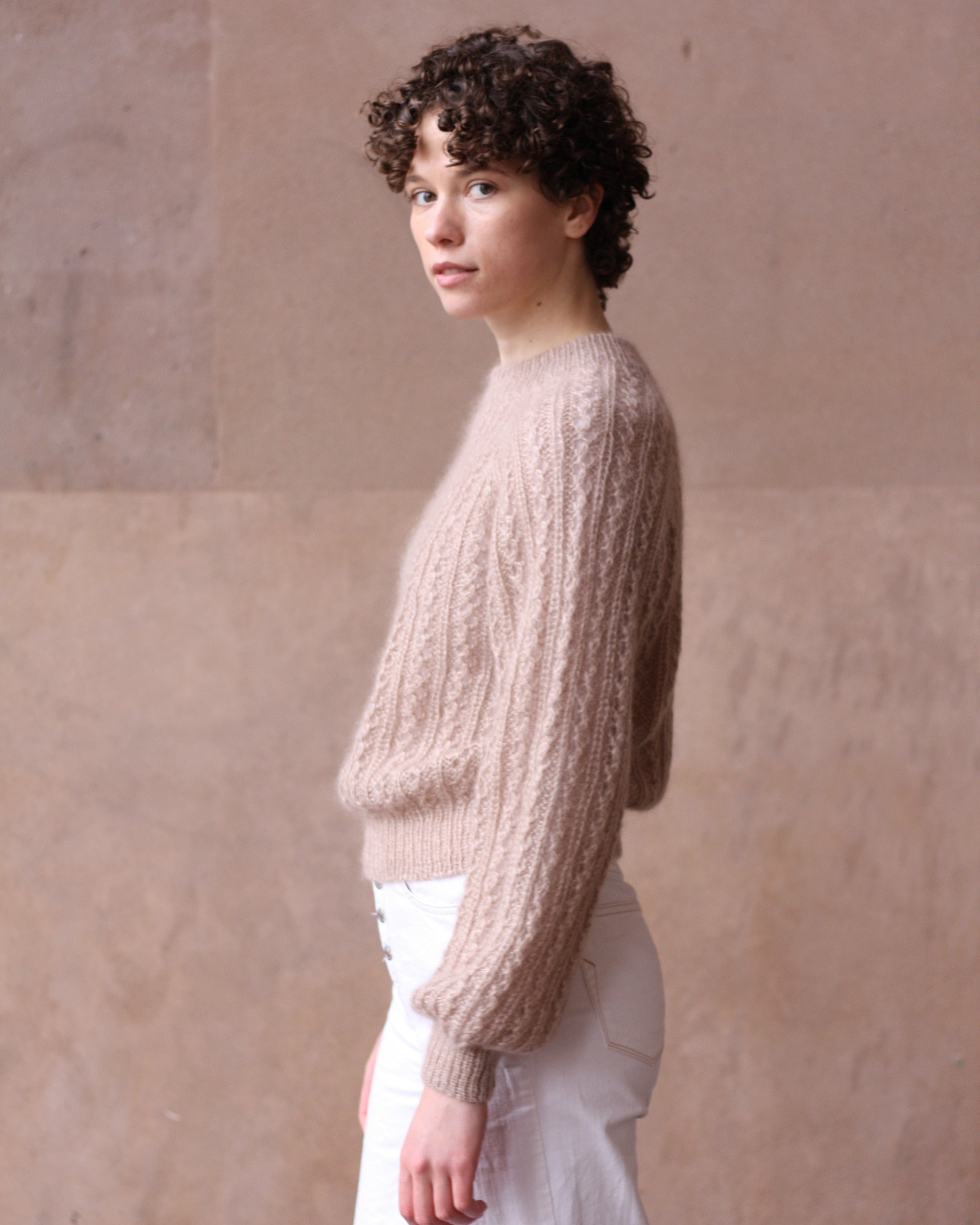 <br>Waffle Sweater