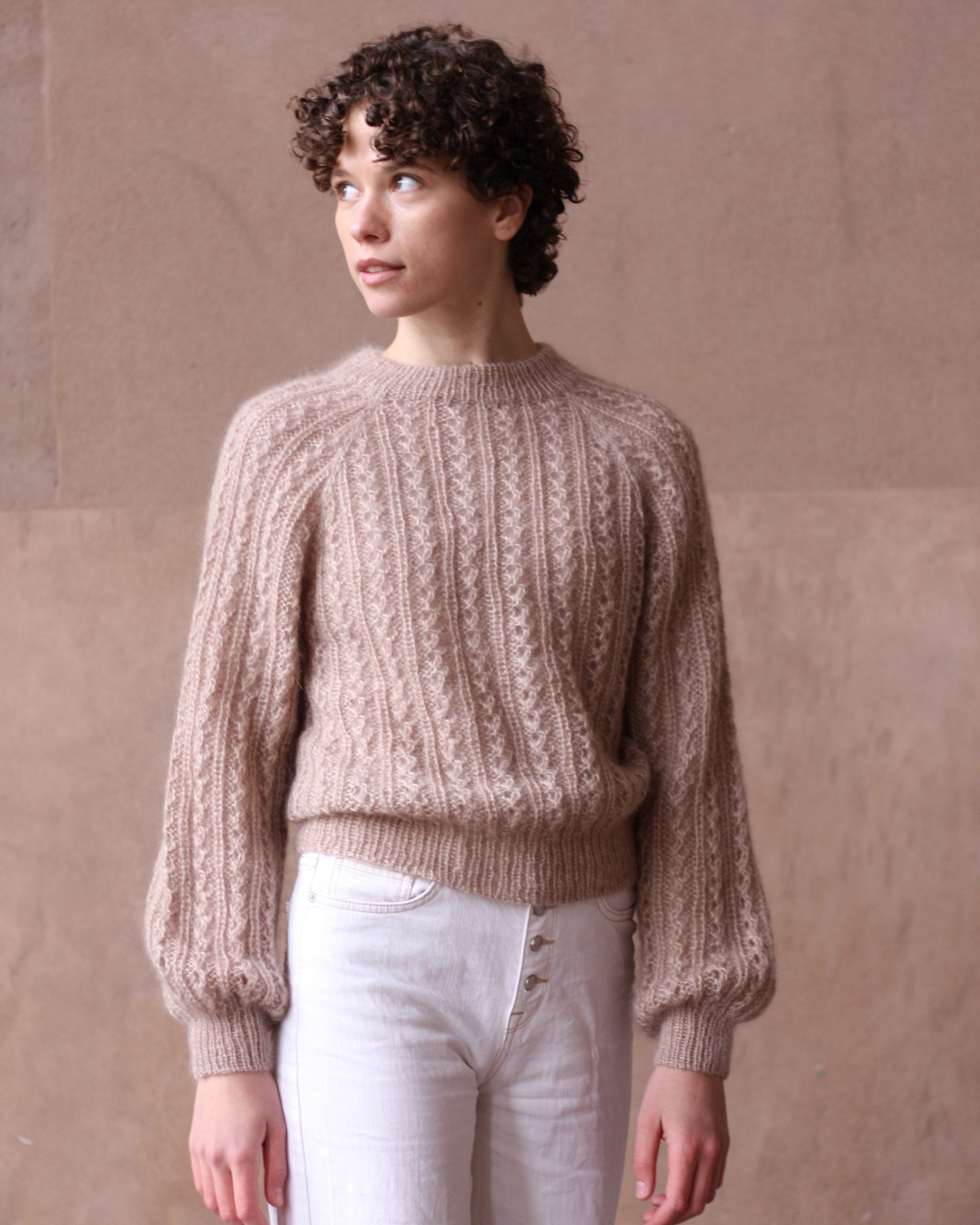 <br>Waffle Sweater