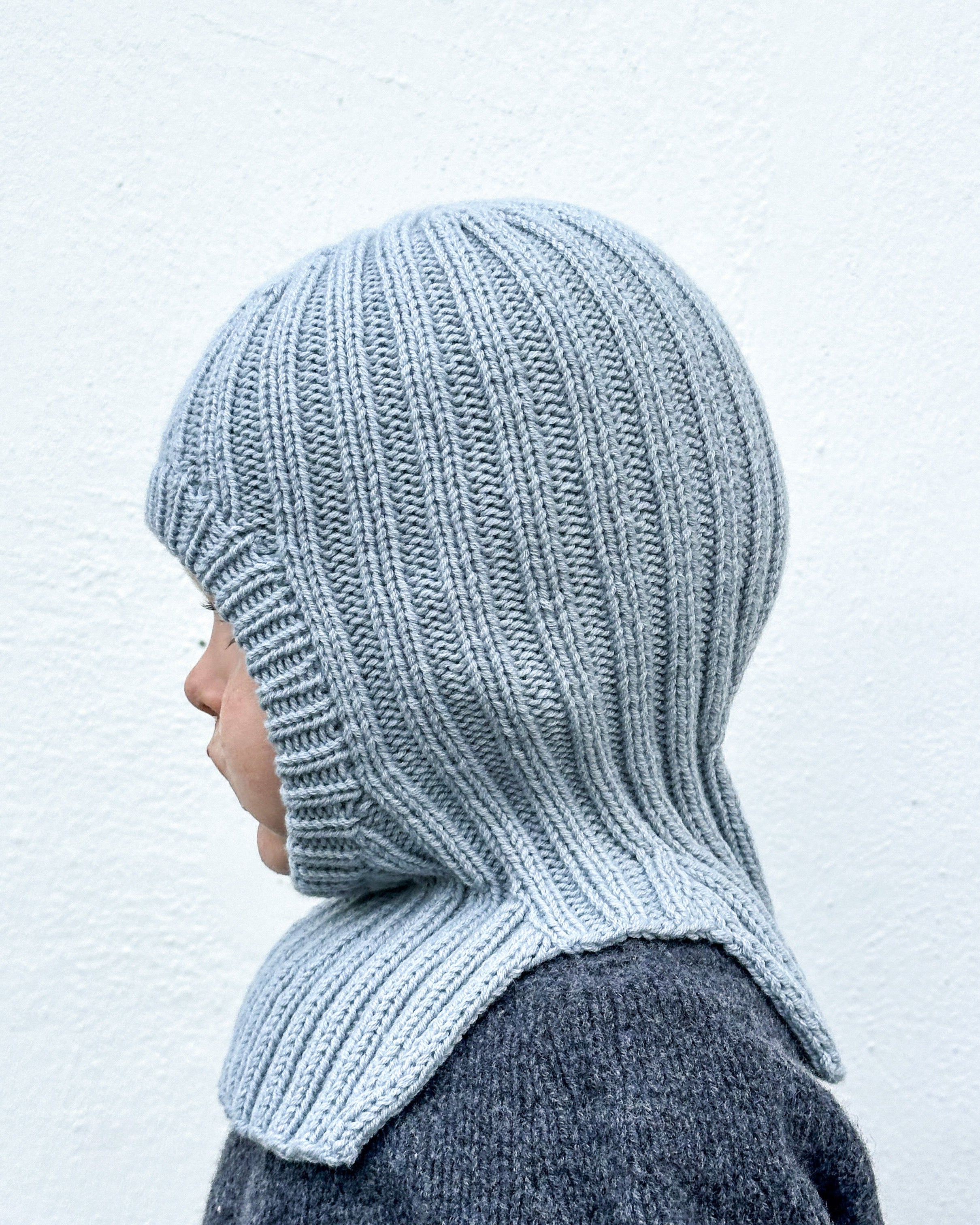 Olive's Ribbed Balaclava