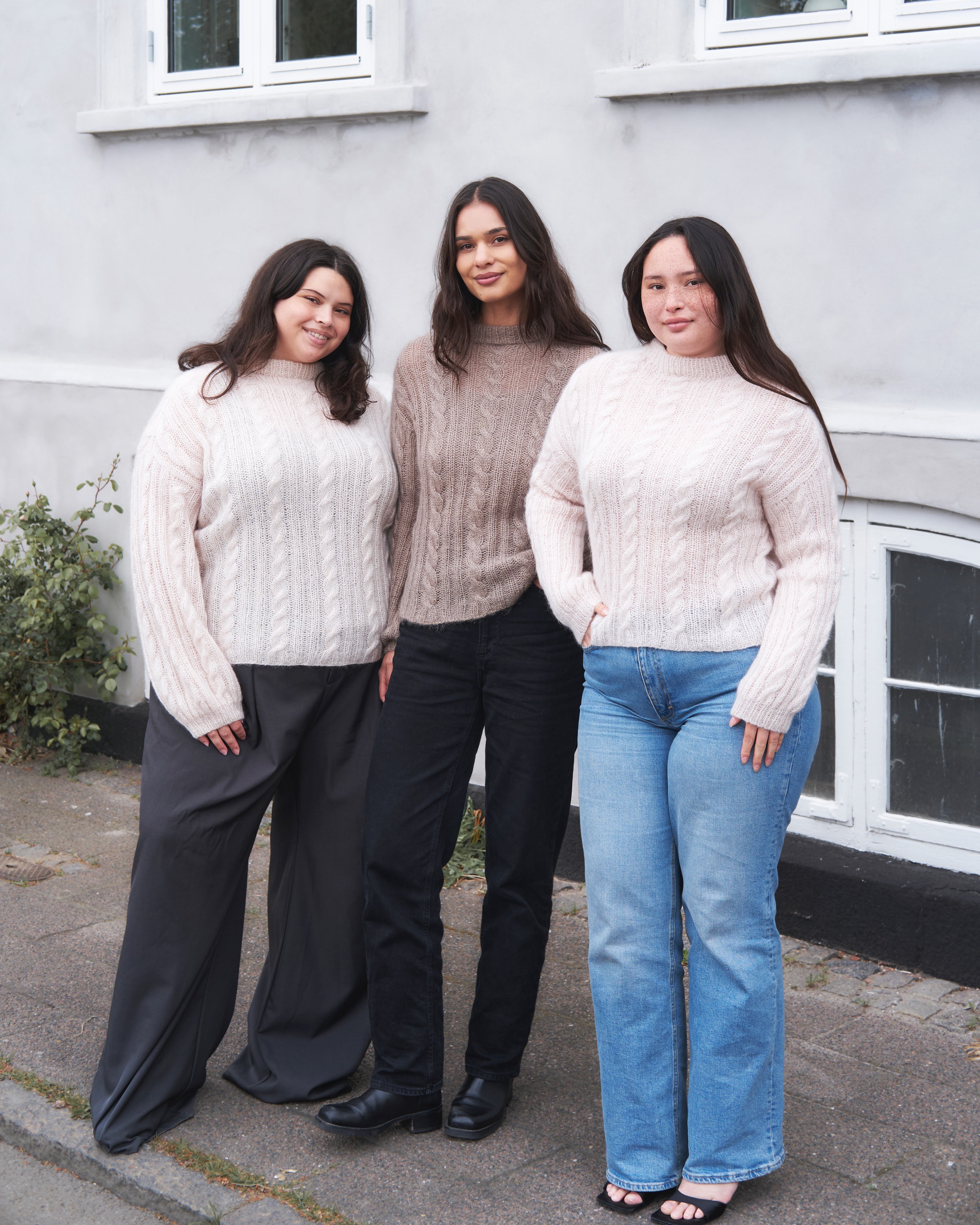 Ribbed Cable Sweater