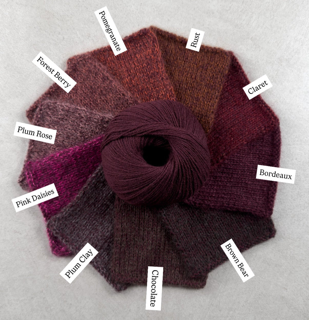 Knitting for Olive Merino - Bordeaux