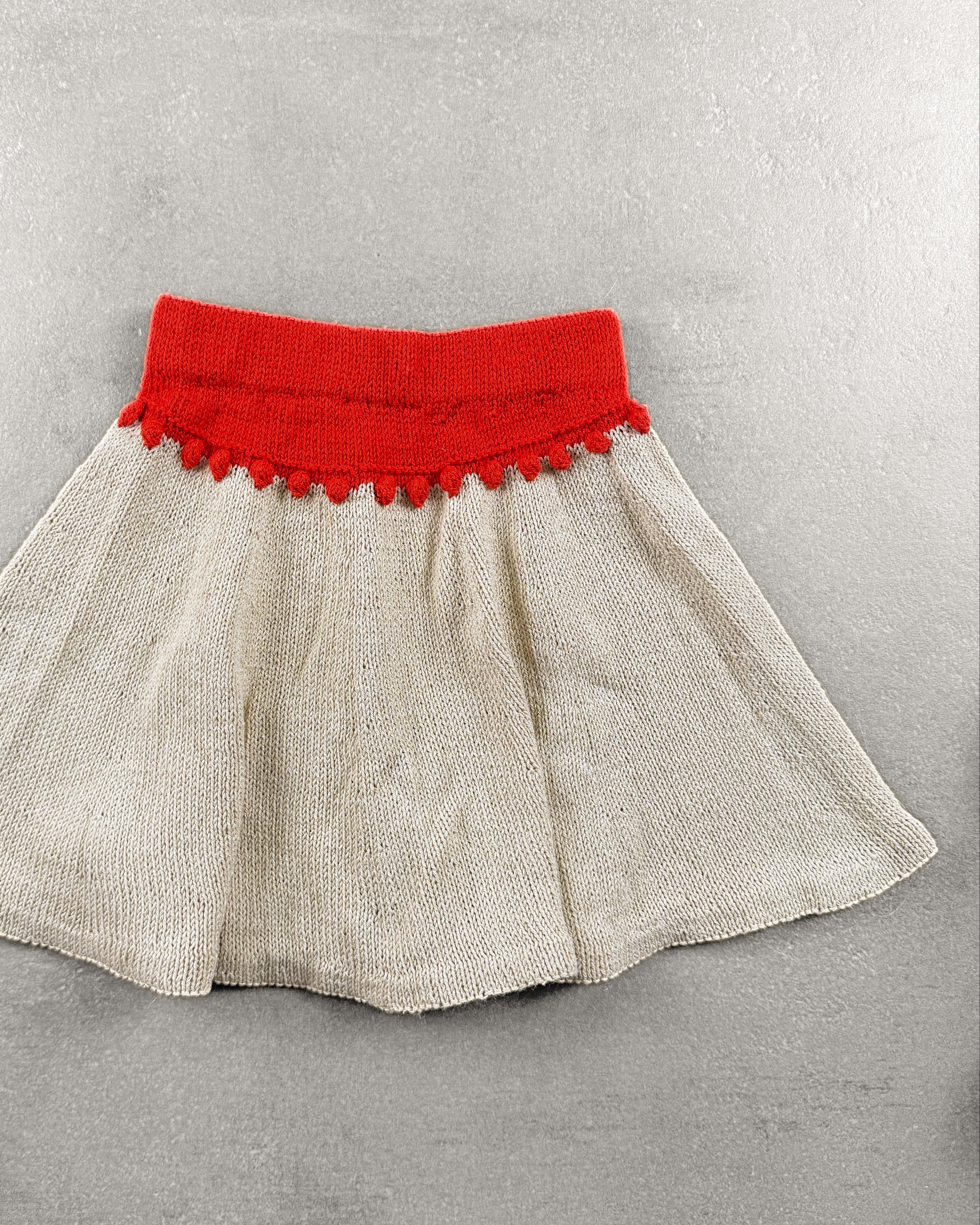 Jupe en perles sur cordon