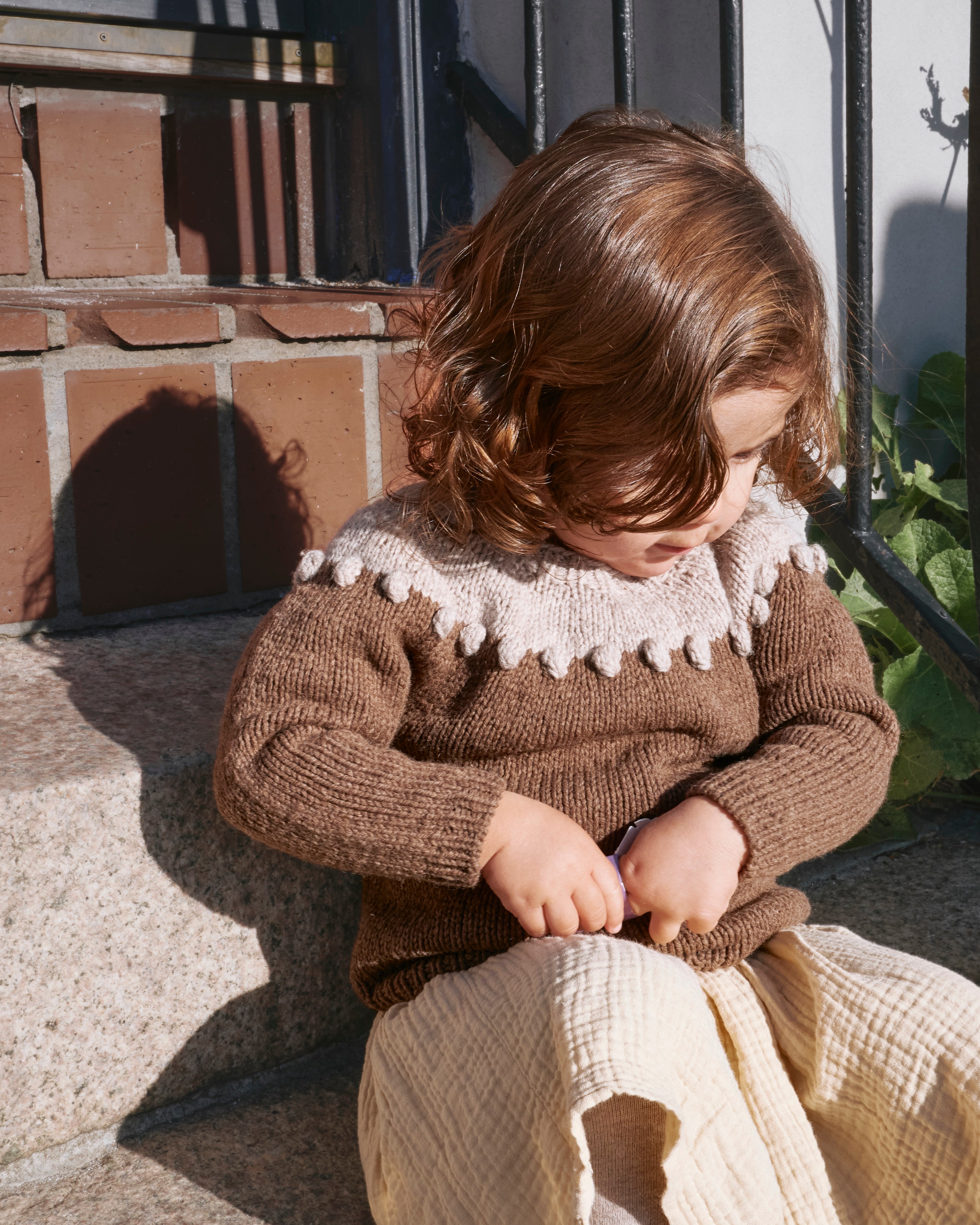 Pearls-on-a-string Sweater