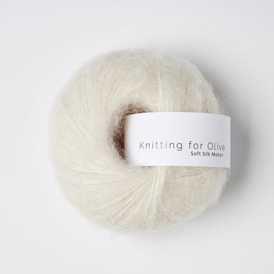 Knitting for Olive Soft Silk Mohair - Cream