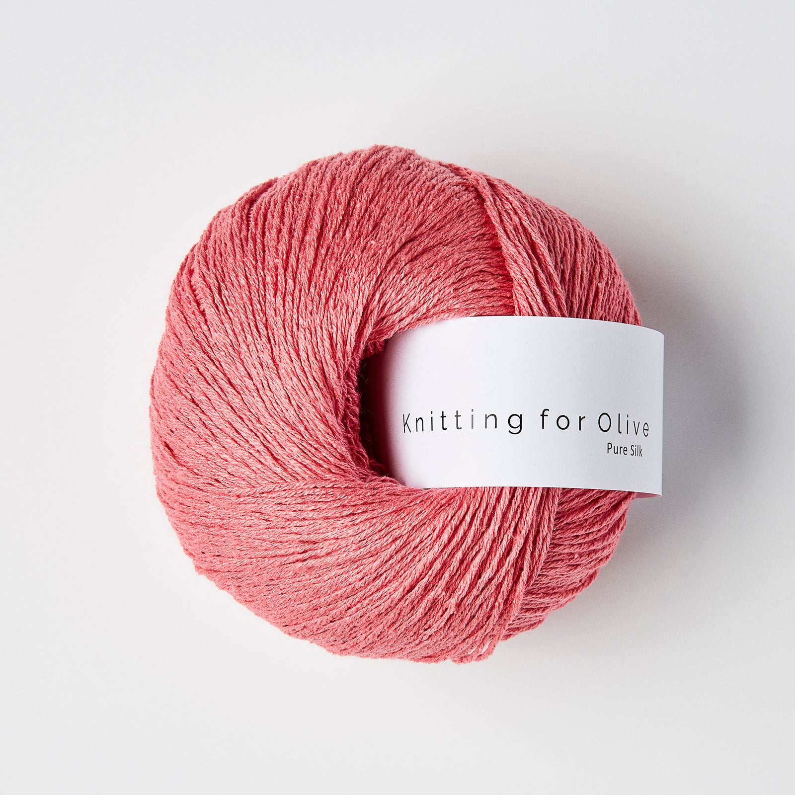 Knitting for Olive Pure Silk - Bringebærrosa