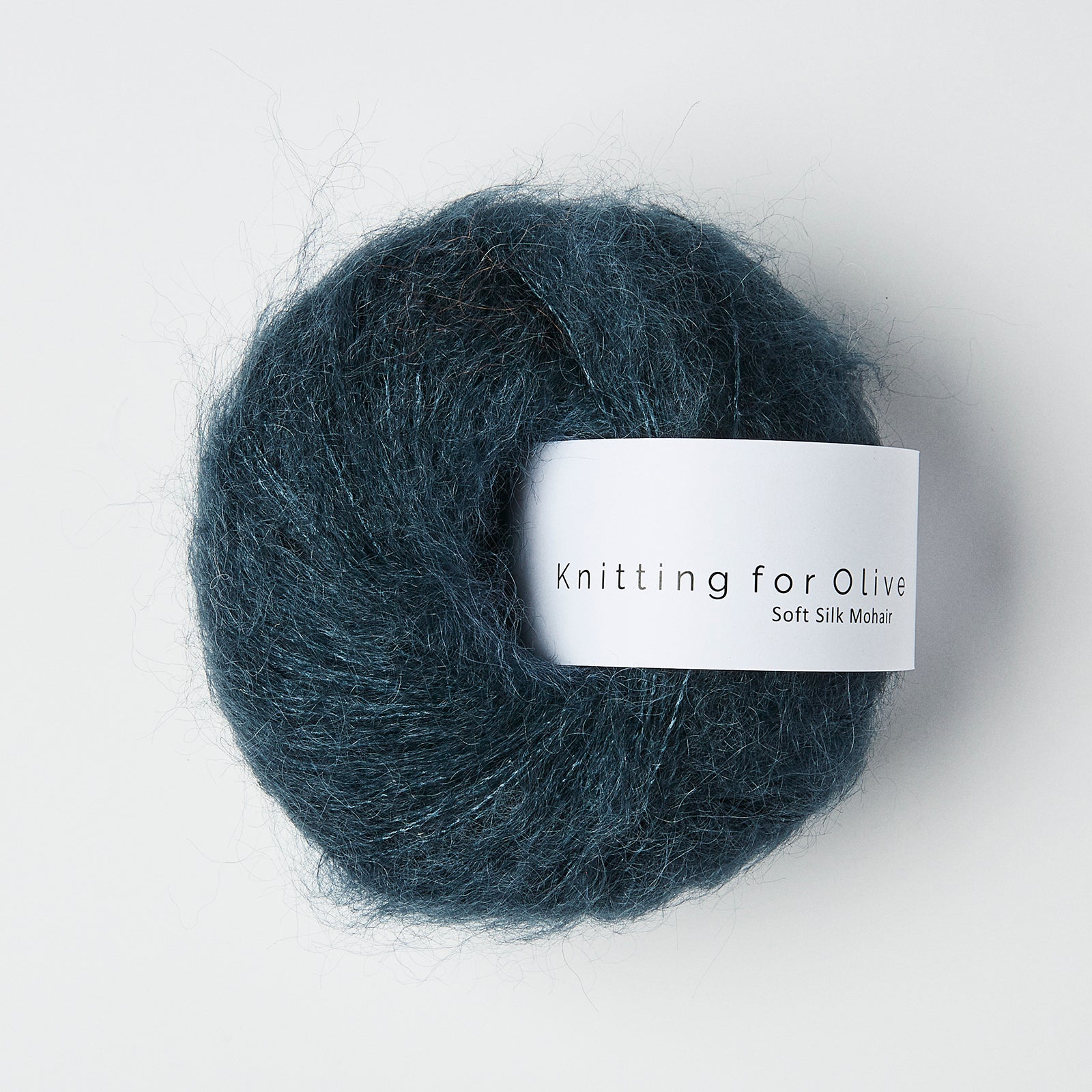 Merino compatible with Soft Silk Mohair - Deep Petroleums Blue