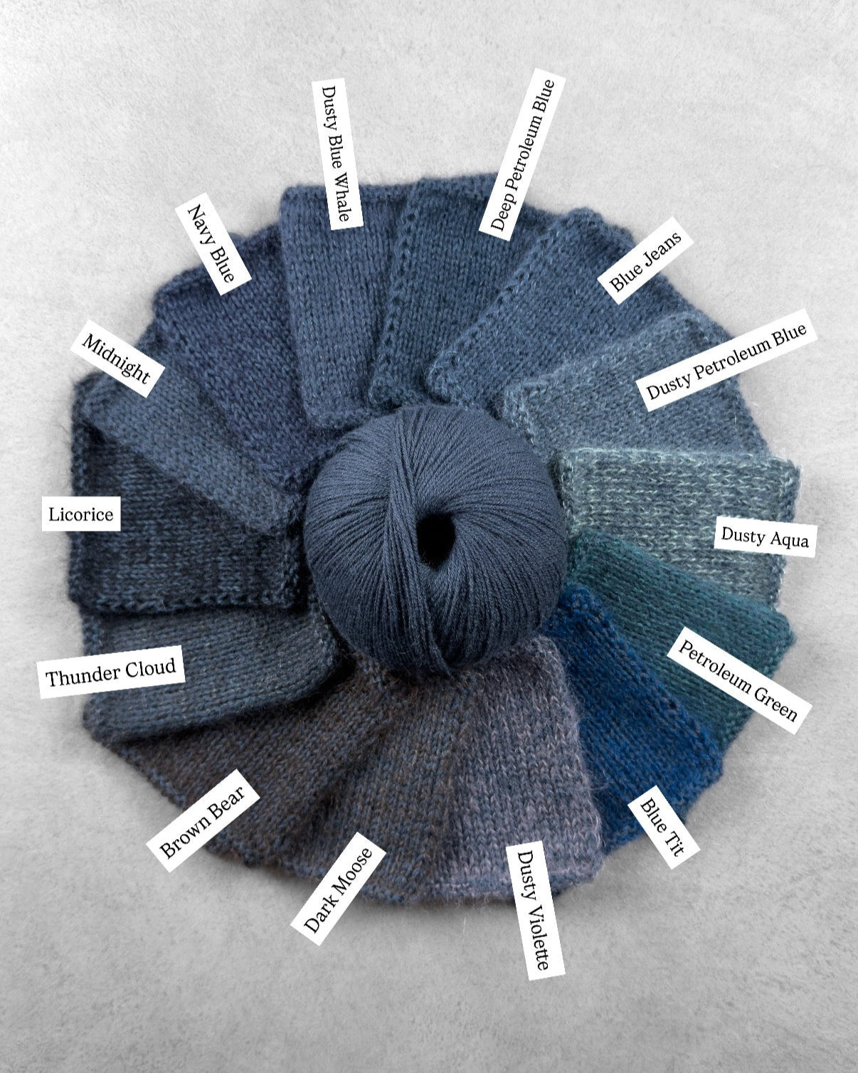 Knitting for Olive Merino - Deep Petroleum Blue
