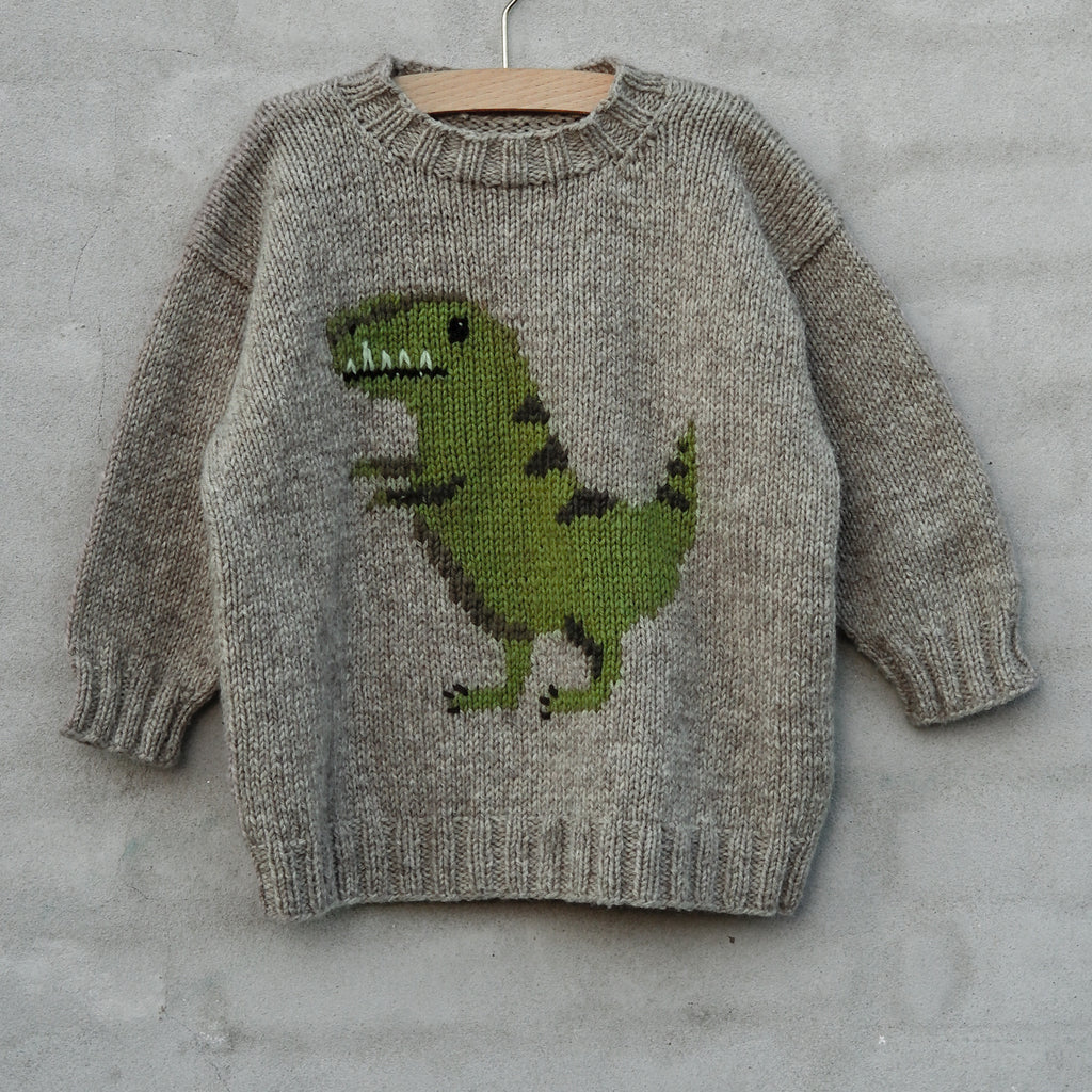 Crochet Paso Paso Sueter De Dinosaurio Tejido Sueter Para Ropa De