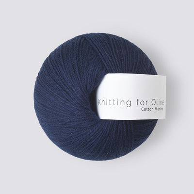 Knitting for Olive Cotton Merino - Navy Blue