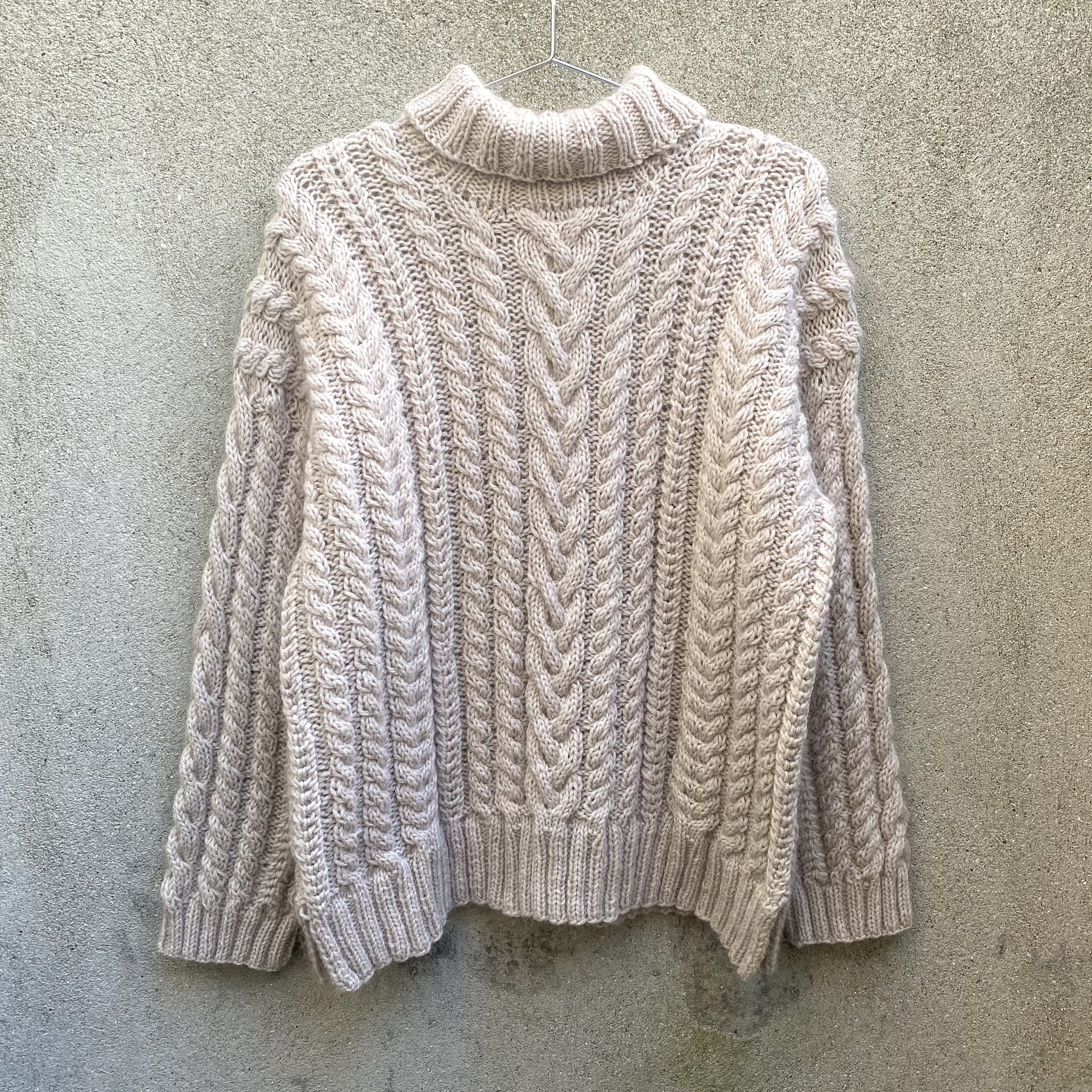 Cord knit sweater hotsell