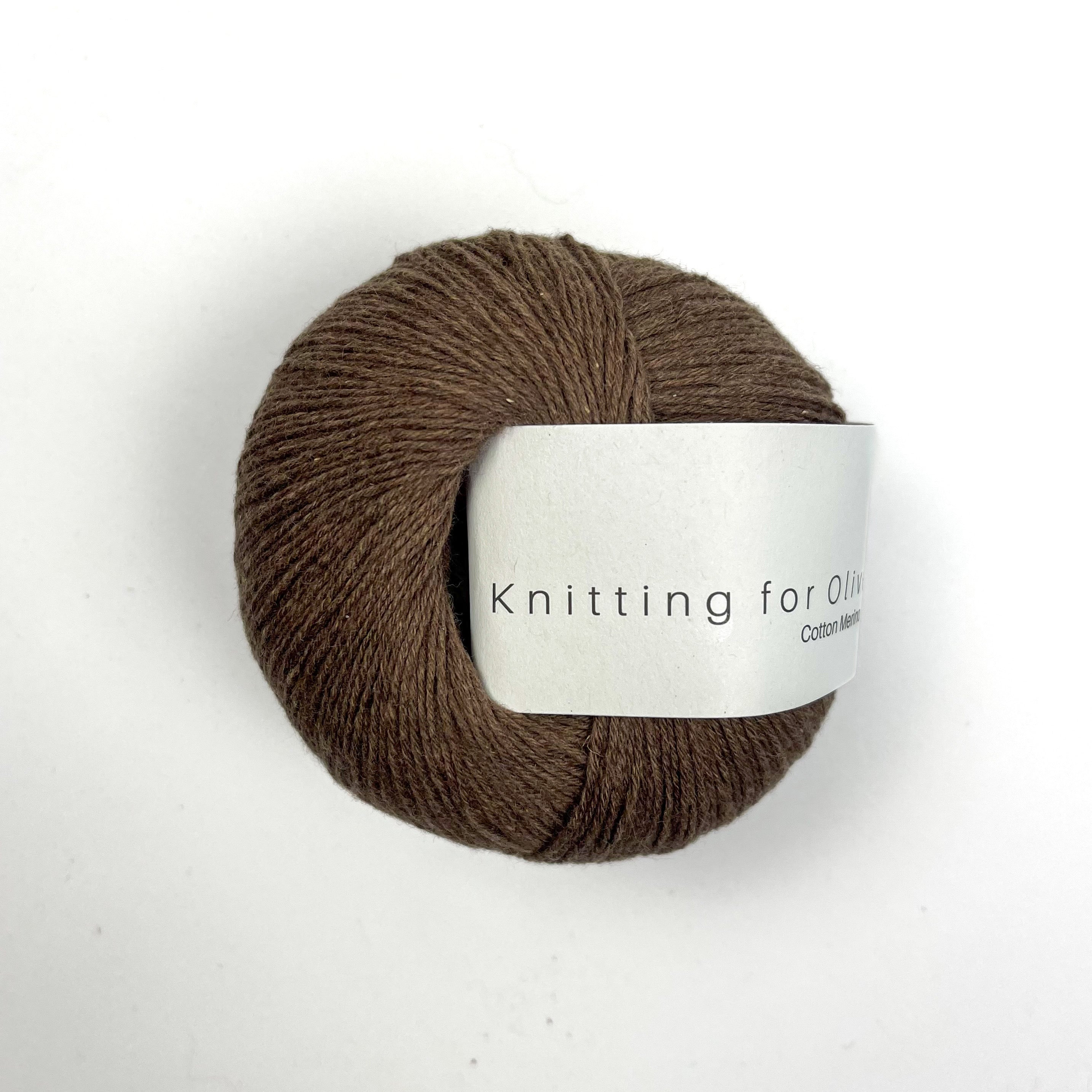 Knitting for Olive Cotton Merino - Bark