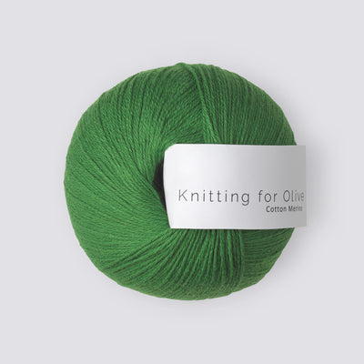 Knitting for Olive Cotton Merino - Clover Green