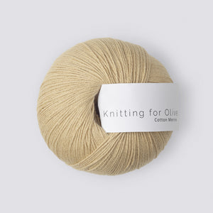 Knitting for  Olive Cotton Merino - Dusty Banana