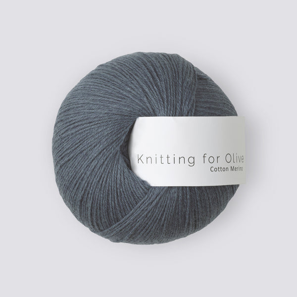Knitting for Olive Cotton Merino - Dusty Blue Whale