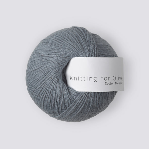 Knitting for Olive Cotton Merino - Elephant Blue