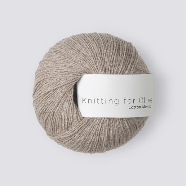 Knitting for Olive Cotton Merino - Oatmeal