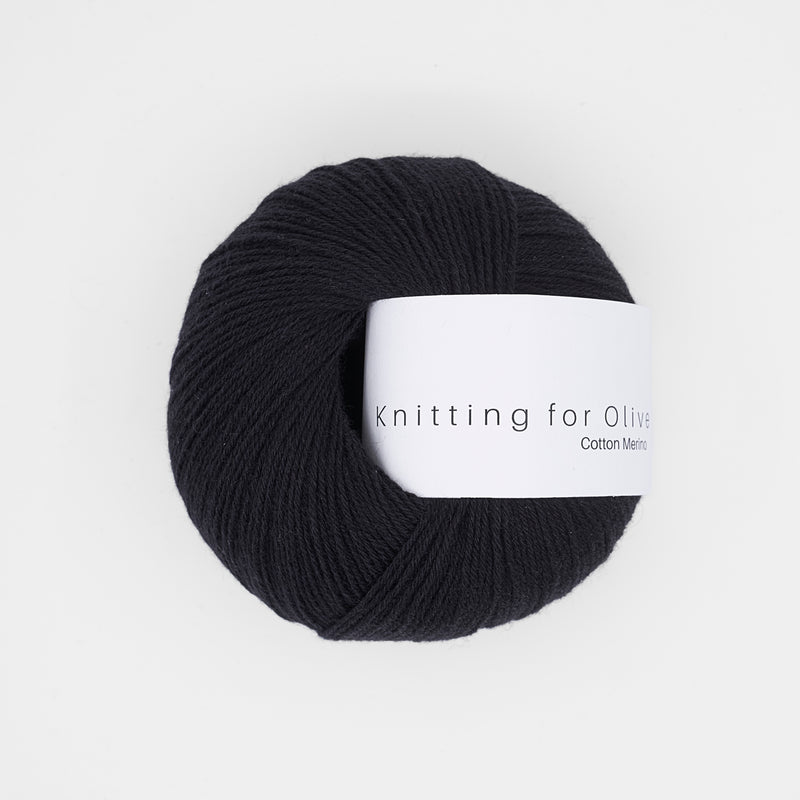 Knitting for Olive Cotton Merino - Licorice