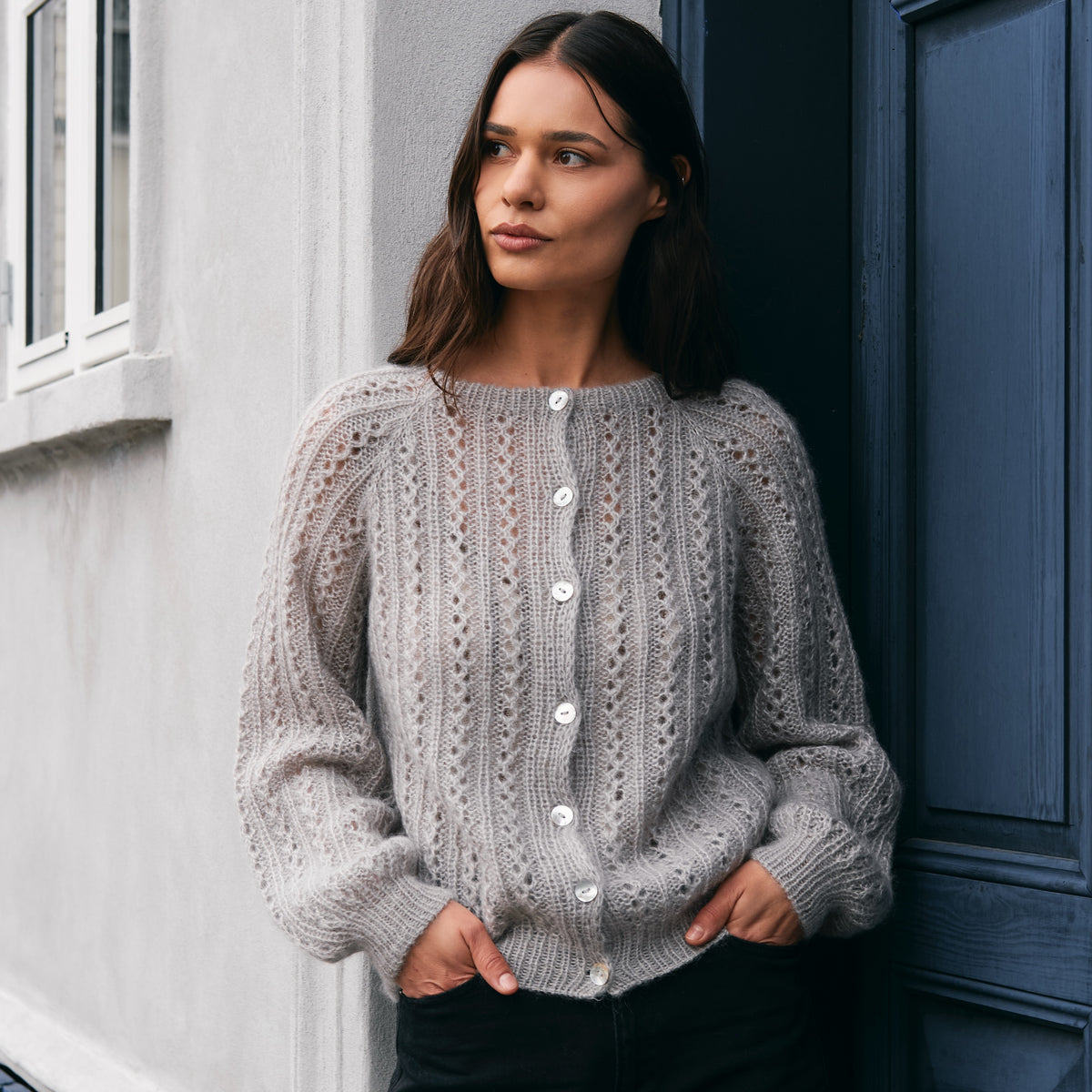 Waffle Cardigan