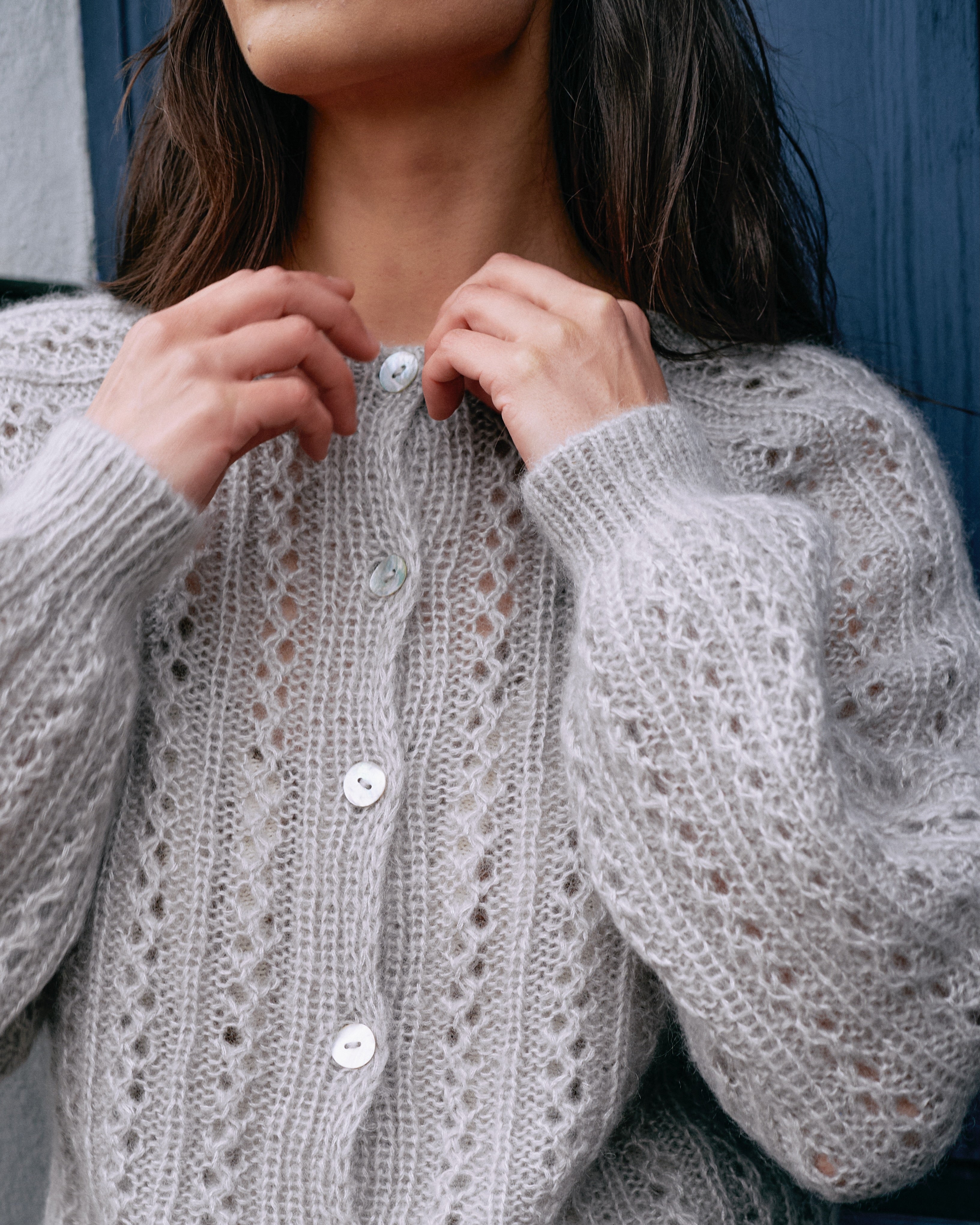 Waffle Cardigan