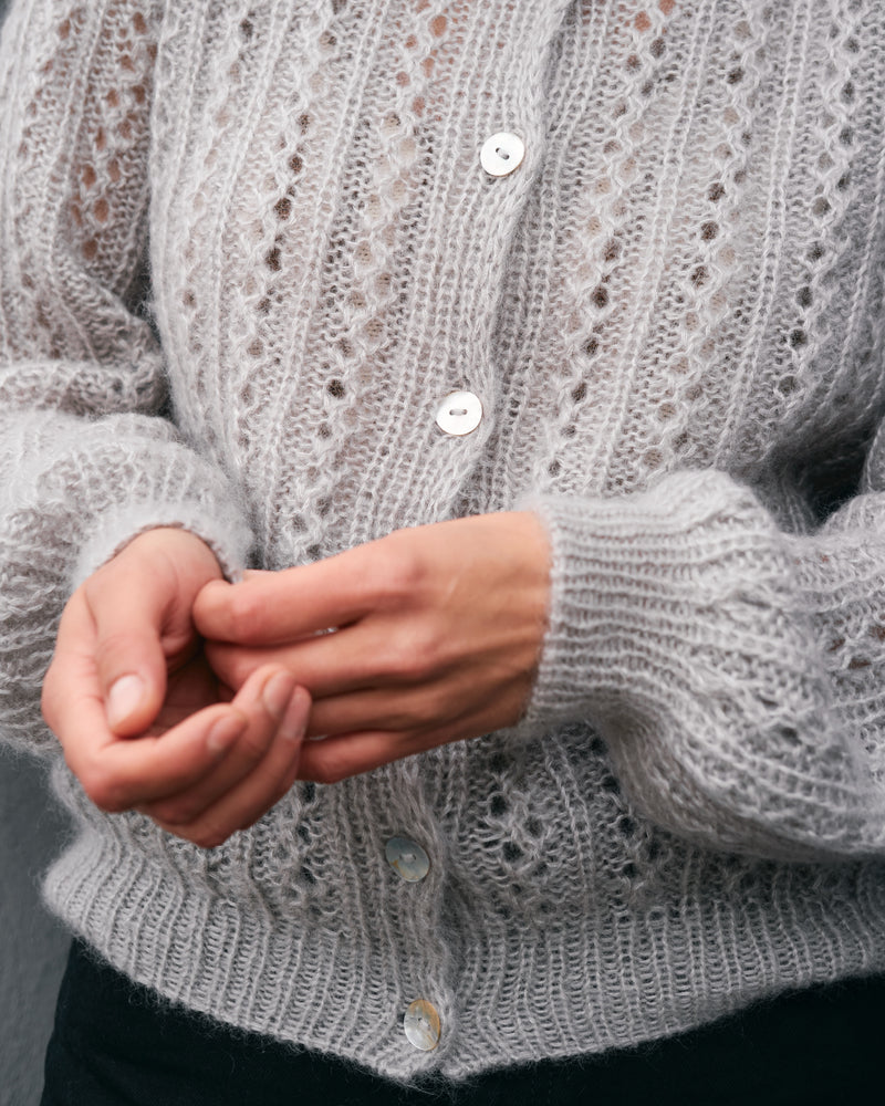 Waffle Cardigan