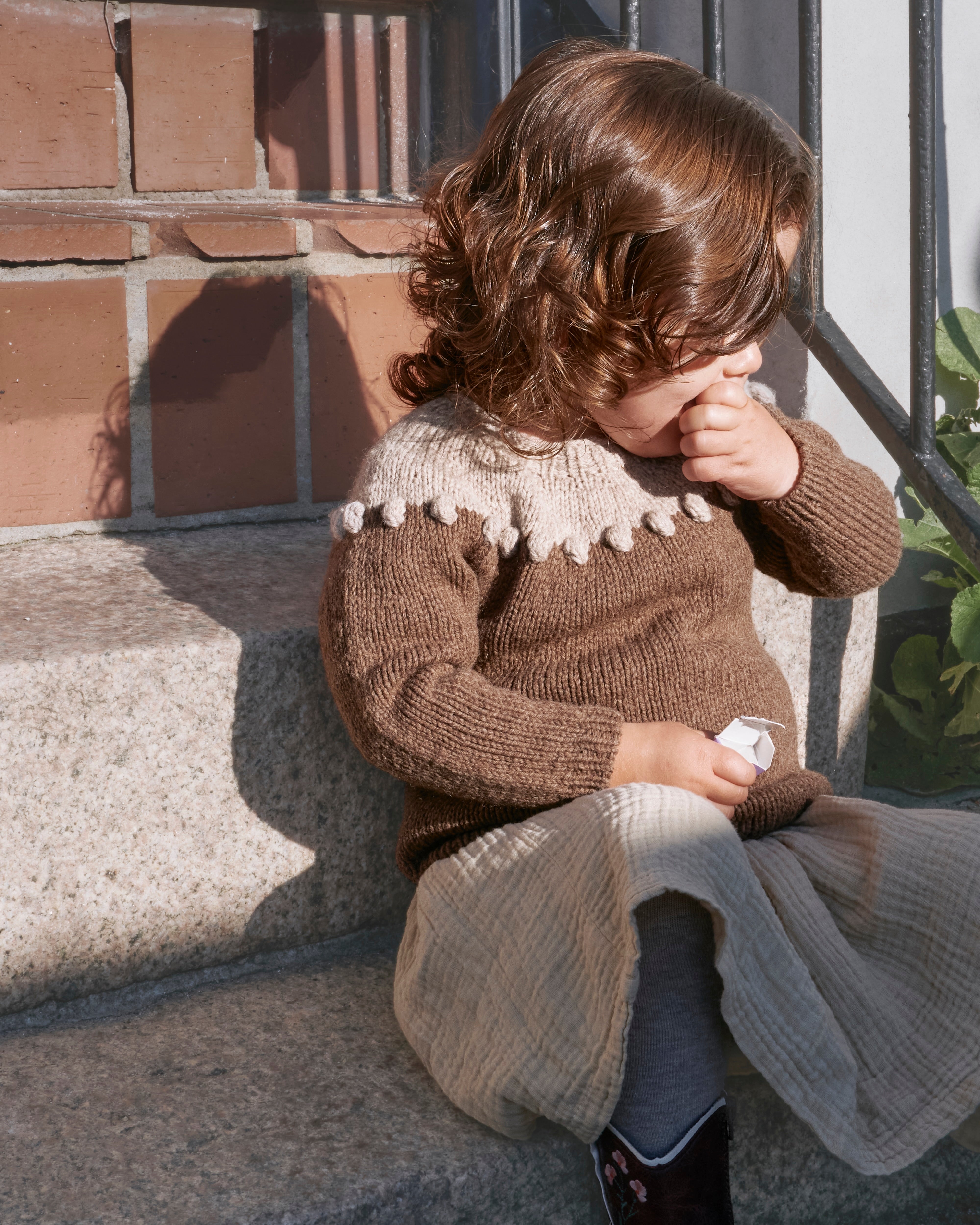 Pearls-on-a-string Sweater