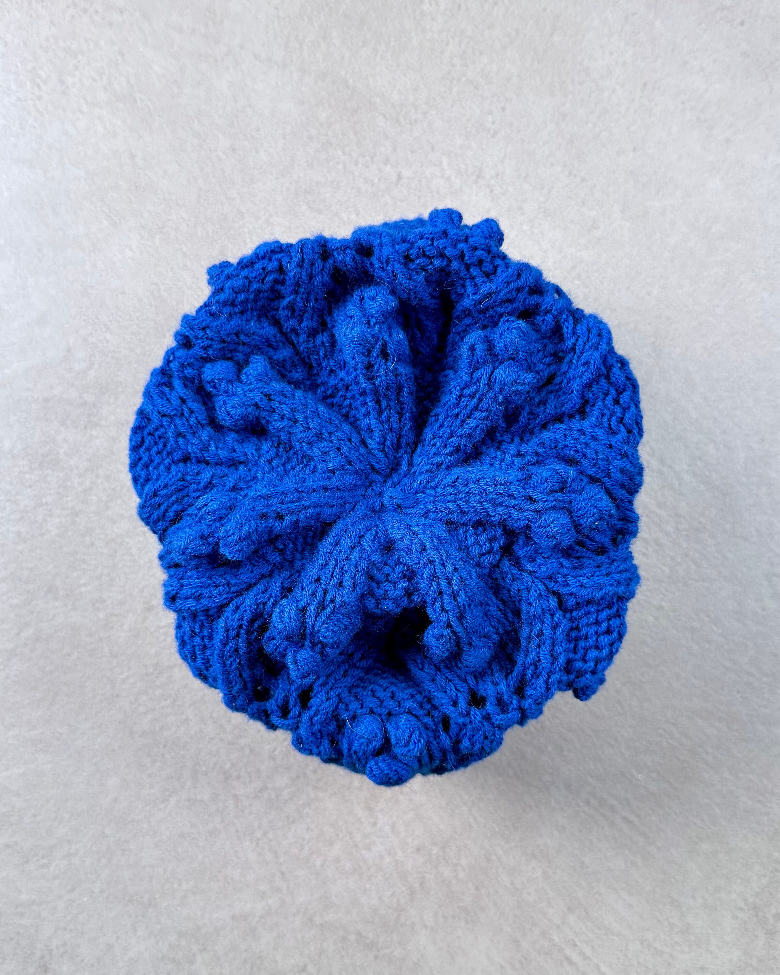 Chunky Lace Beanie - English