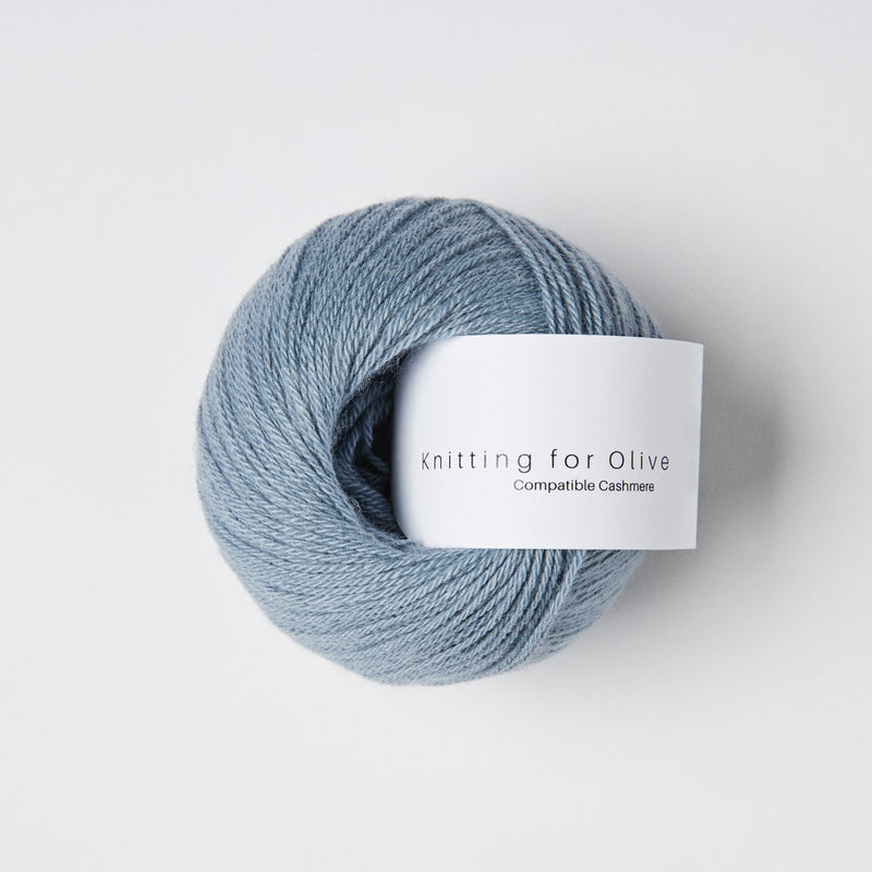 Knitting for Olive Compatible Cashmere - Dusty Dove Blue