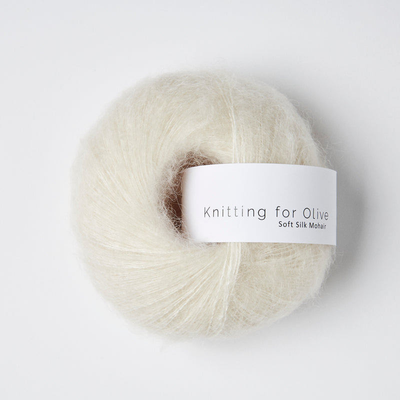 Knitting for Olive Soft Silk Mohair - Cream