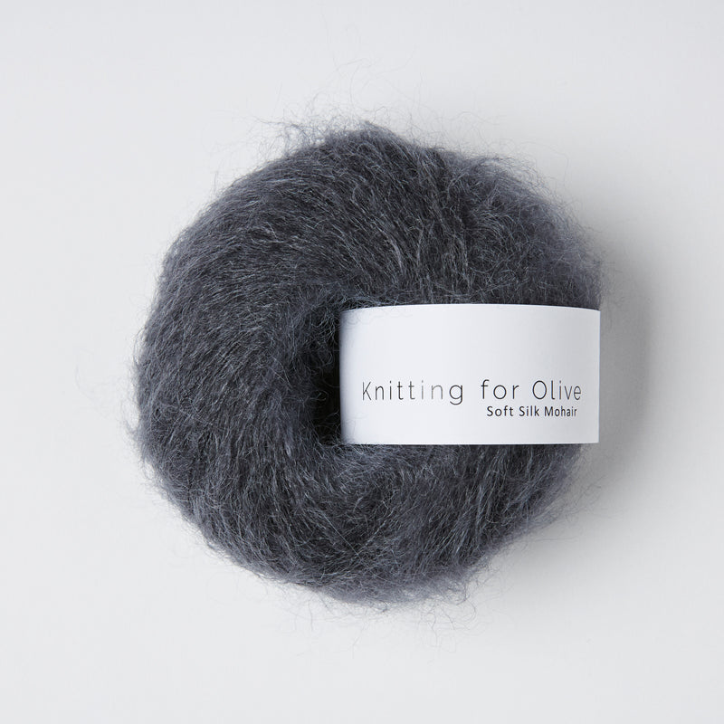 Knitting for Olive Soft Silk Mohair - Midnight