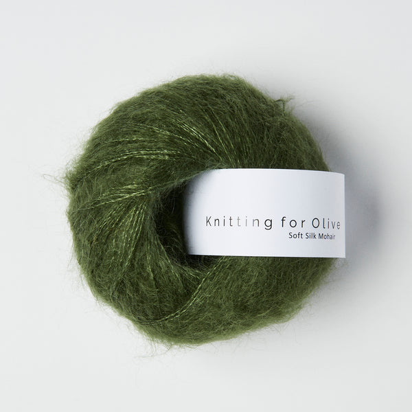 Knitting for Olive Soft Silk Mohair - Bottle Green