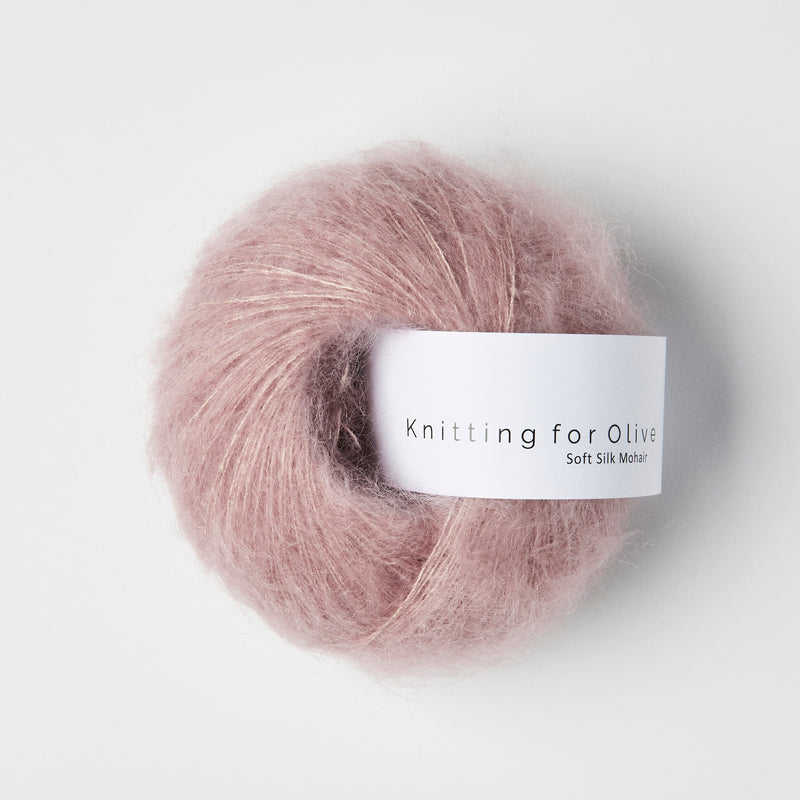 Knitting for Olive Soft Silk Mohair - Dusty Rose