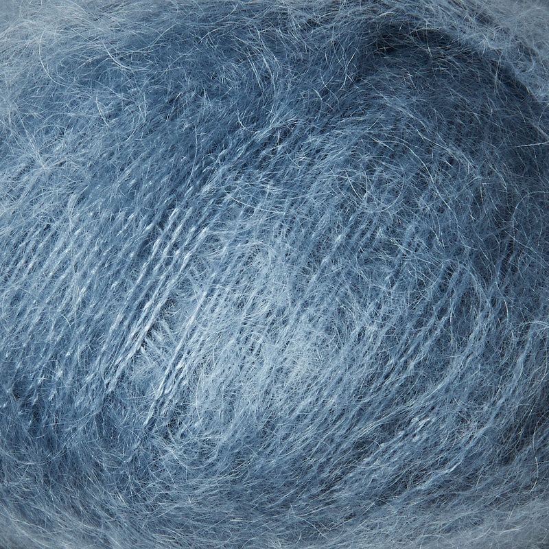 Knitting for Olive Soft Silk Mohair - Dusty Dove Blue