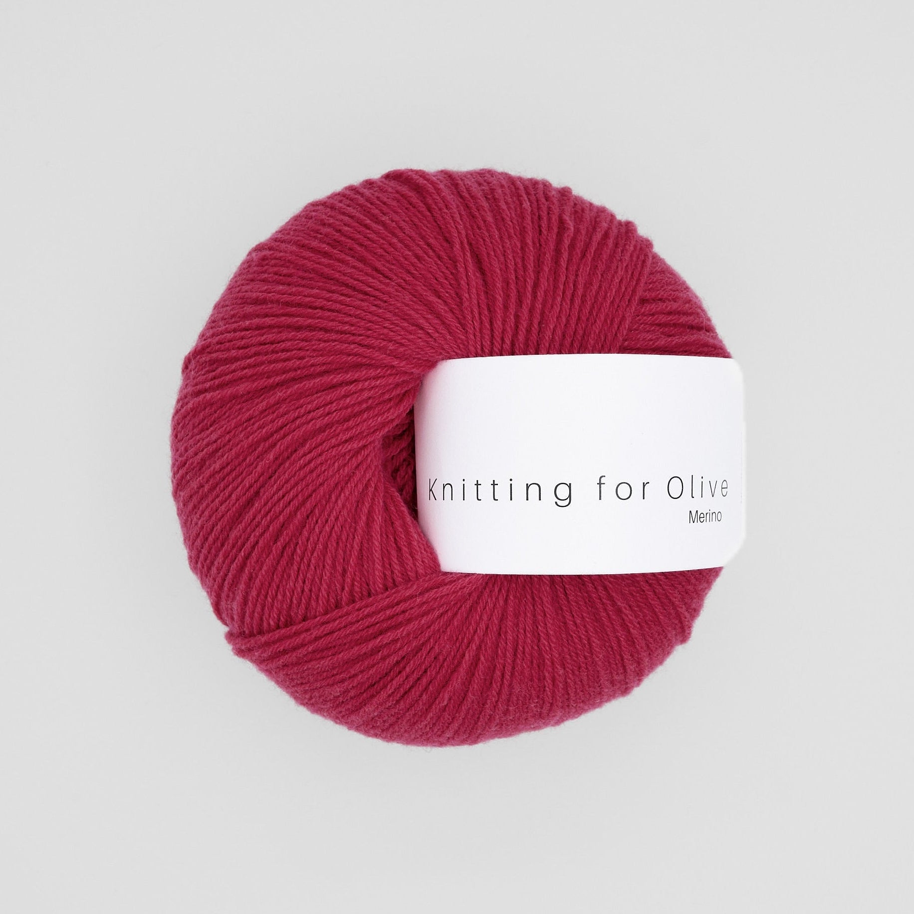 Knitting for Olive Merino - Raspberry Red