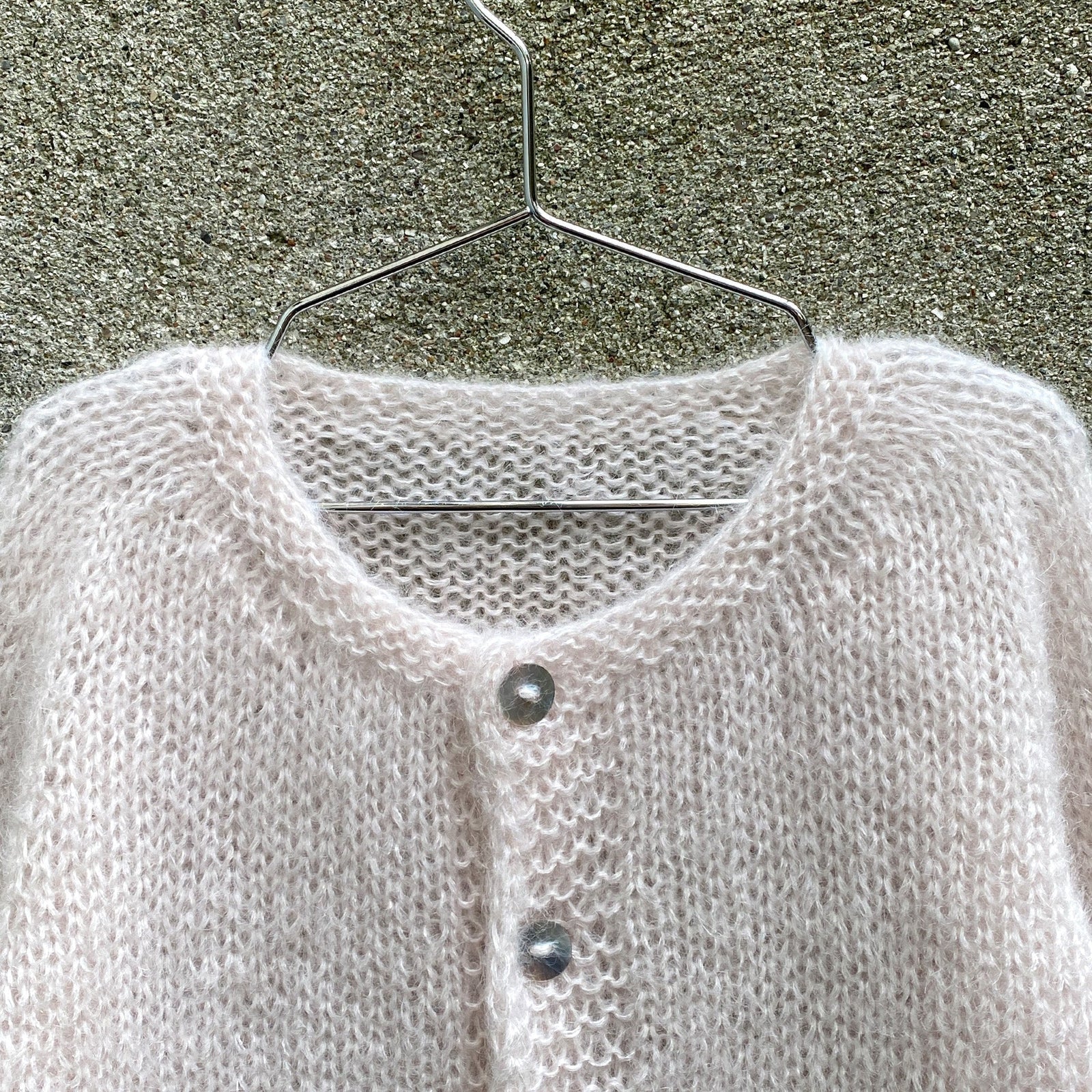 Yarn Silk Mohair Cardigan Poppy Cardigan - Main Image