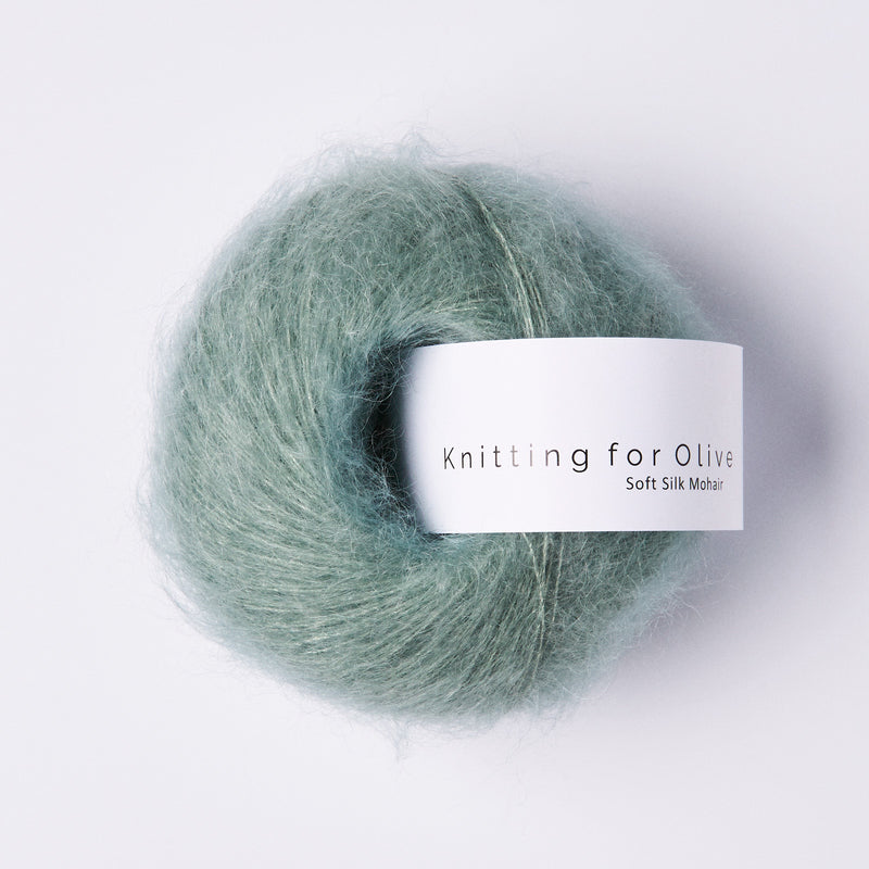 Knitting for Olive Soft Silk Mohair - Dusty Aqua