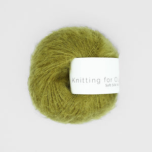 Knitting for Olive Soft Silk Mohair  Green Woodpecker