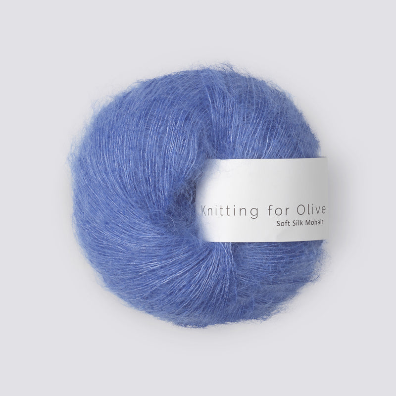 Knitting for Olive Soft Silk Mohair - Lavender Blue