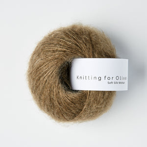 Knitting for Olive Soft Silk Mohair - Nut Brown