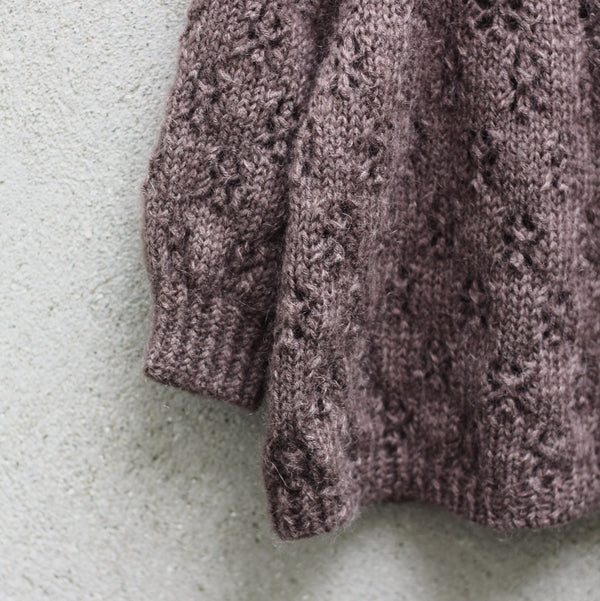 Fern Sweater pattern in French and English - Knitting for Olive