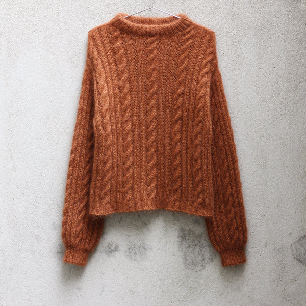 Ribbed Cable Sweater - Korean