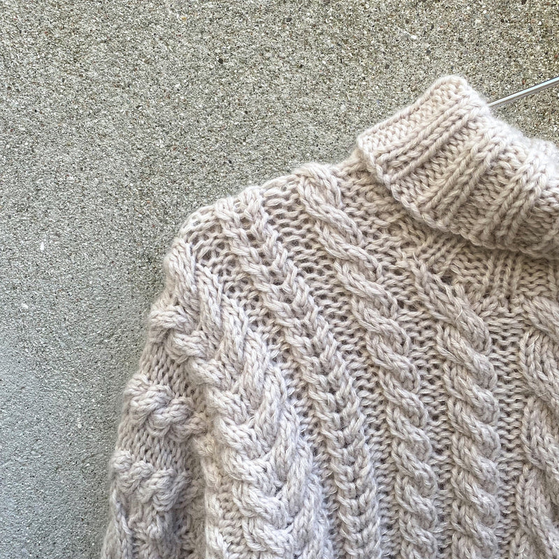 Chunky Cable Sweater - English – knittingforolive.com